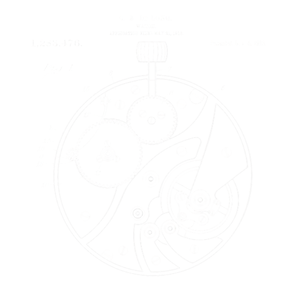 Brevet mouvement de montre