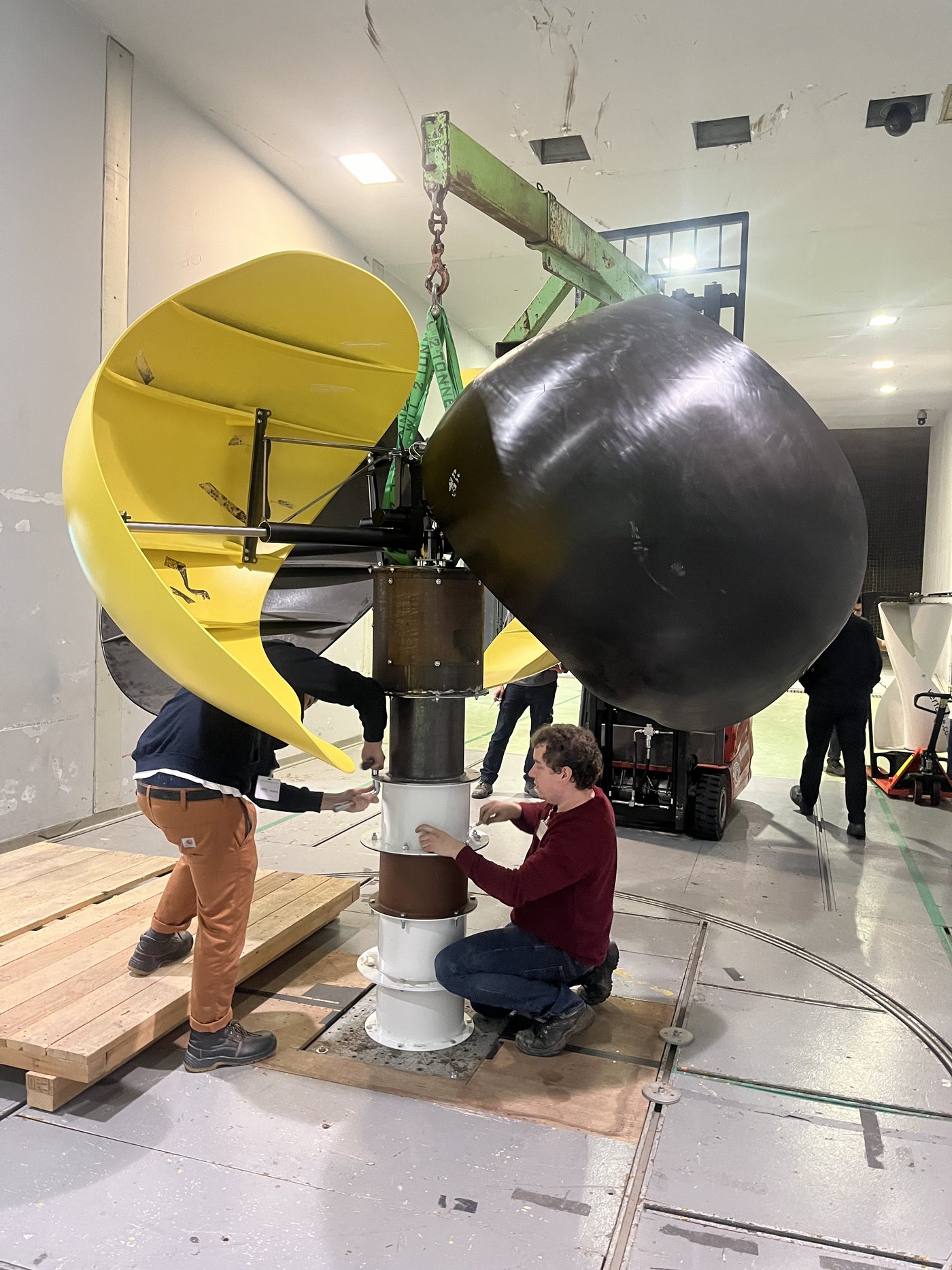 Esprit d'équipe — Vue du chantier