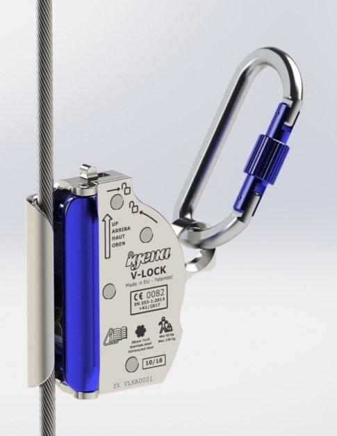 V-Lock — Chariot antichute vertical