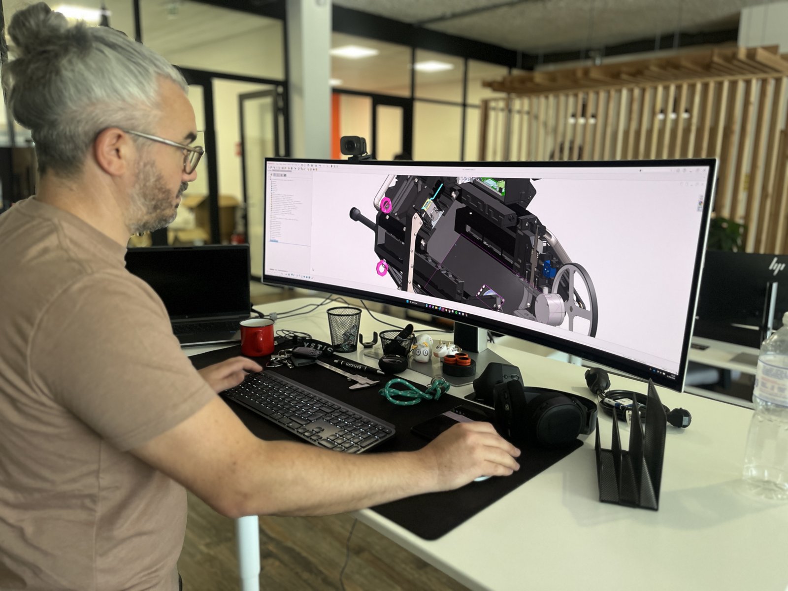 Conception CAO sous SolidWorks — bureau d'études